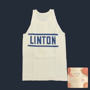 Vintage 70s Felco Linton Track Jersey Tank Top Womens S